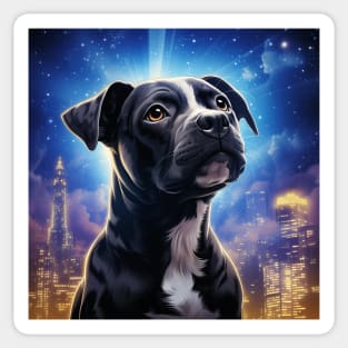 Staffy Shine Sticker